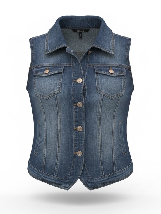 Baccini Jackets & Blazers - Baccini denim vest Size L